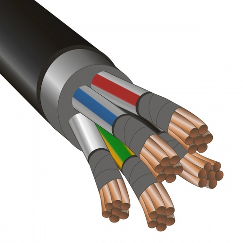 Кабель силовой ВВГнг(А)-FRLS (180) 5х50 медный огнестойкий ГОСТ 31996 Конкорд ВВГнг(А)-FRLS 5х50