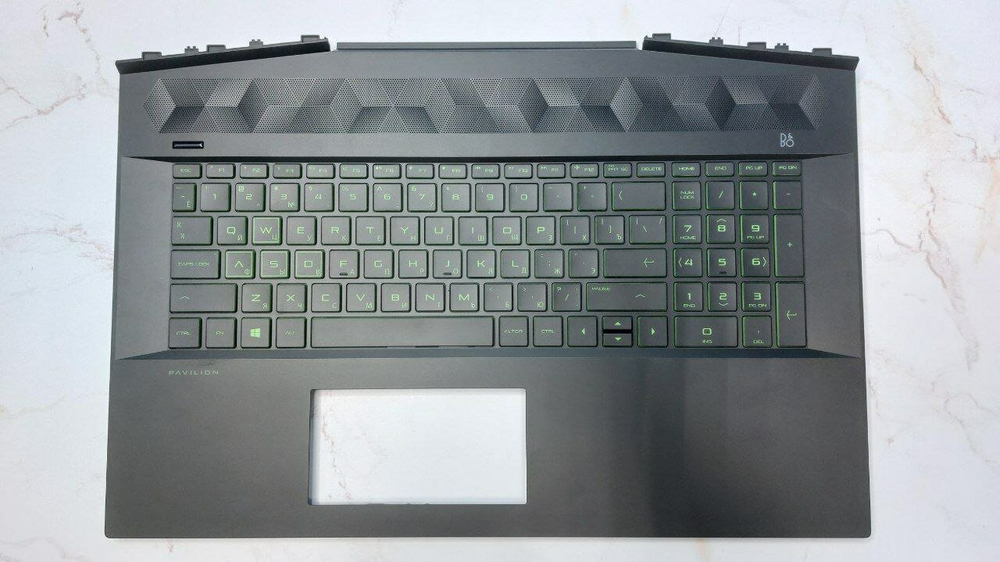 Топ-панель с клавиатурой RU для HP Pavilion Gaming 17-cd0 / 17-cd1 / 17-cd2 (L58645-251) (L61161-251)