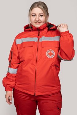 Ветровка Скорая помощь MedicLine женская цв. КРАСНЫЙ