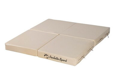 Мат Perfetto Sport № 11 складной 4 сложения 100х100х10см Бежевый