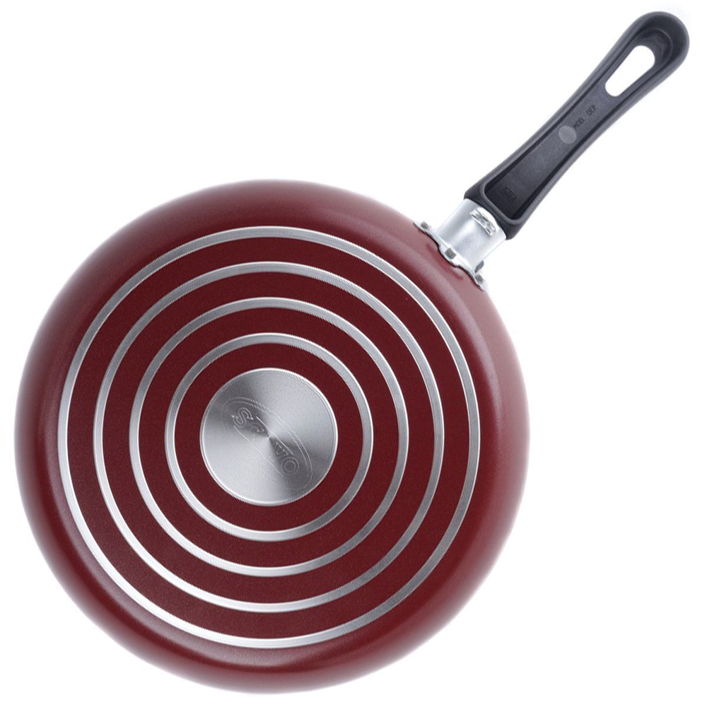 Сковорода алюминий, 24 см, антипригарное покрытие, Scovo, Expert, СЭ-028, с крышкой