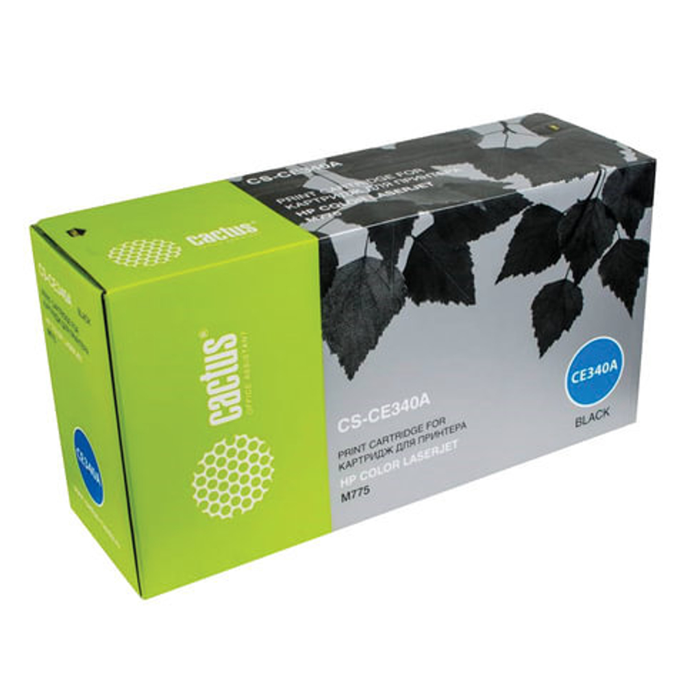 Картридж лазерный CACTUS (CS-CE340A) для HP LaserJet M775dn/f/z, черный, ресурс 13500 стр., CS-CE340A(R)