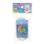 Точилка с ластиком Basir, одинарная, с щёточкой, серия "Животные", 4 цвета корпуса, 7.8 см