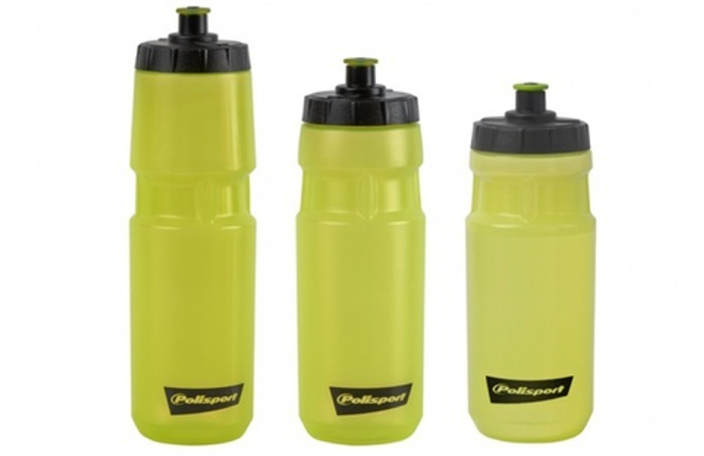 Фляга Polisport 550 ml "COLOURS" CLEAR GREEN / BLACK