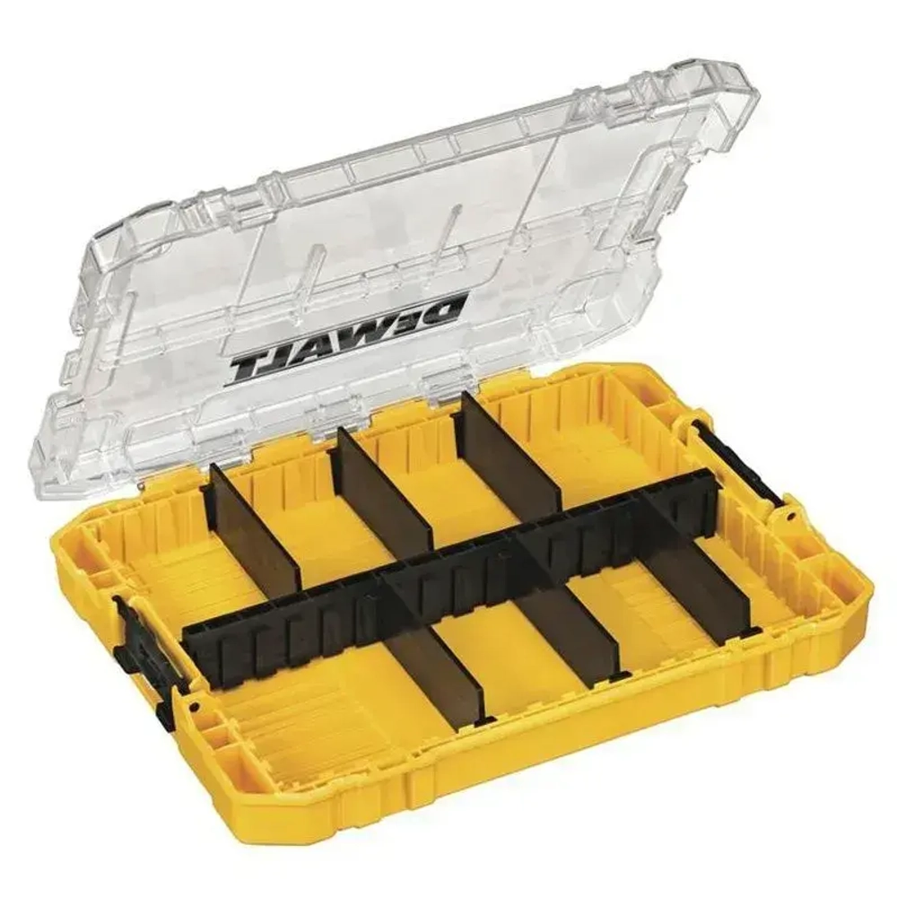 DEWALT DWAN2190 TSTAK Набор инструментов Прозрачная крышка боковой замок удобный для подключения небольших инструментов и аксессуаров съемный отсек