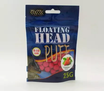 Кукурузные пуффы Corn puff (8-10 мм) "Клубника" красный