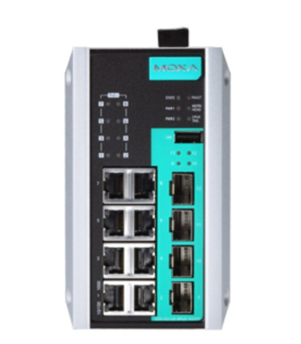Коммутатор PoE MOXA EDS-G512E-8PoE-4GSFP