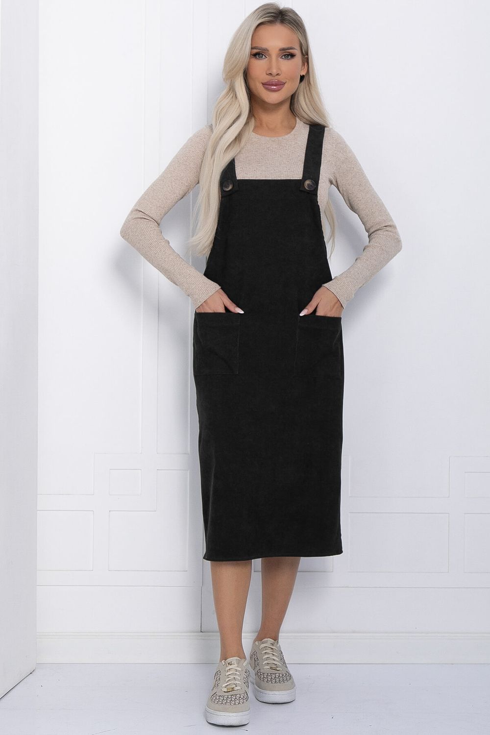 Сарафан Вельвета (серо-коричневый) П12254-2 LT Collection