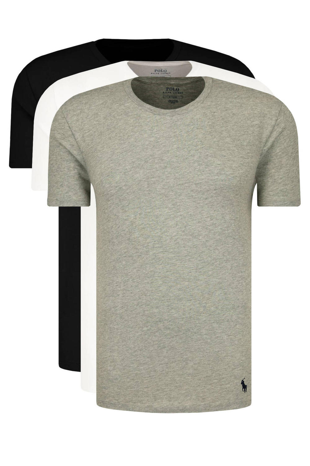 футболка 3 шт. POLO RALPH LAUREN - серый(714830304)