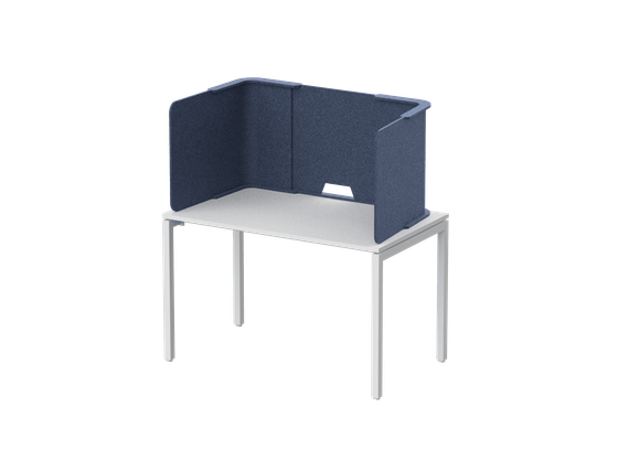 Трехсторонняя кабина-экран трапецевидной формы 136х60х55