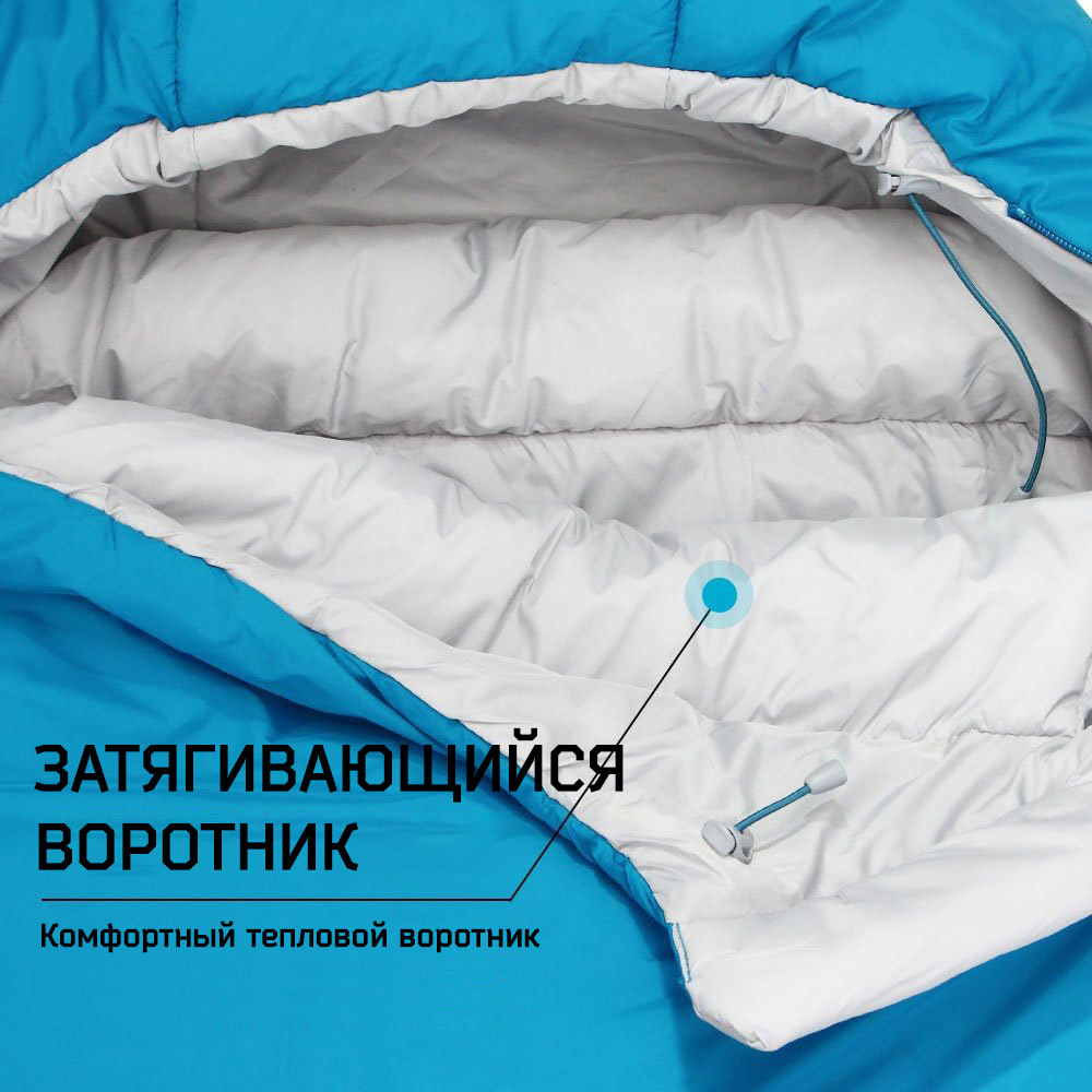 Спальник Winner Outfit Mummy 250 г/м +5 blue