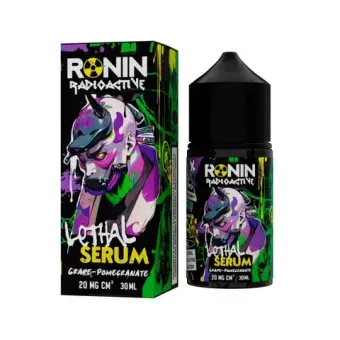 Жидкость RONIN Radioactive 2% Salt 30 ml - Lethal Serum (Виноград гранат/Grape Pomegranate)