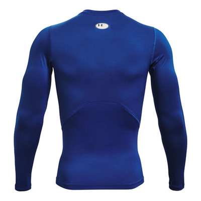 Мужское теннисное поло Under Armour Heatgear Comp Long Sleeve Men - Blue