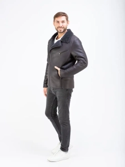 Дубленка мужская натуральная, пилот