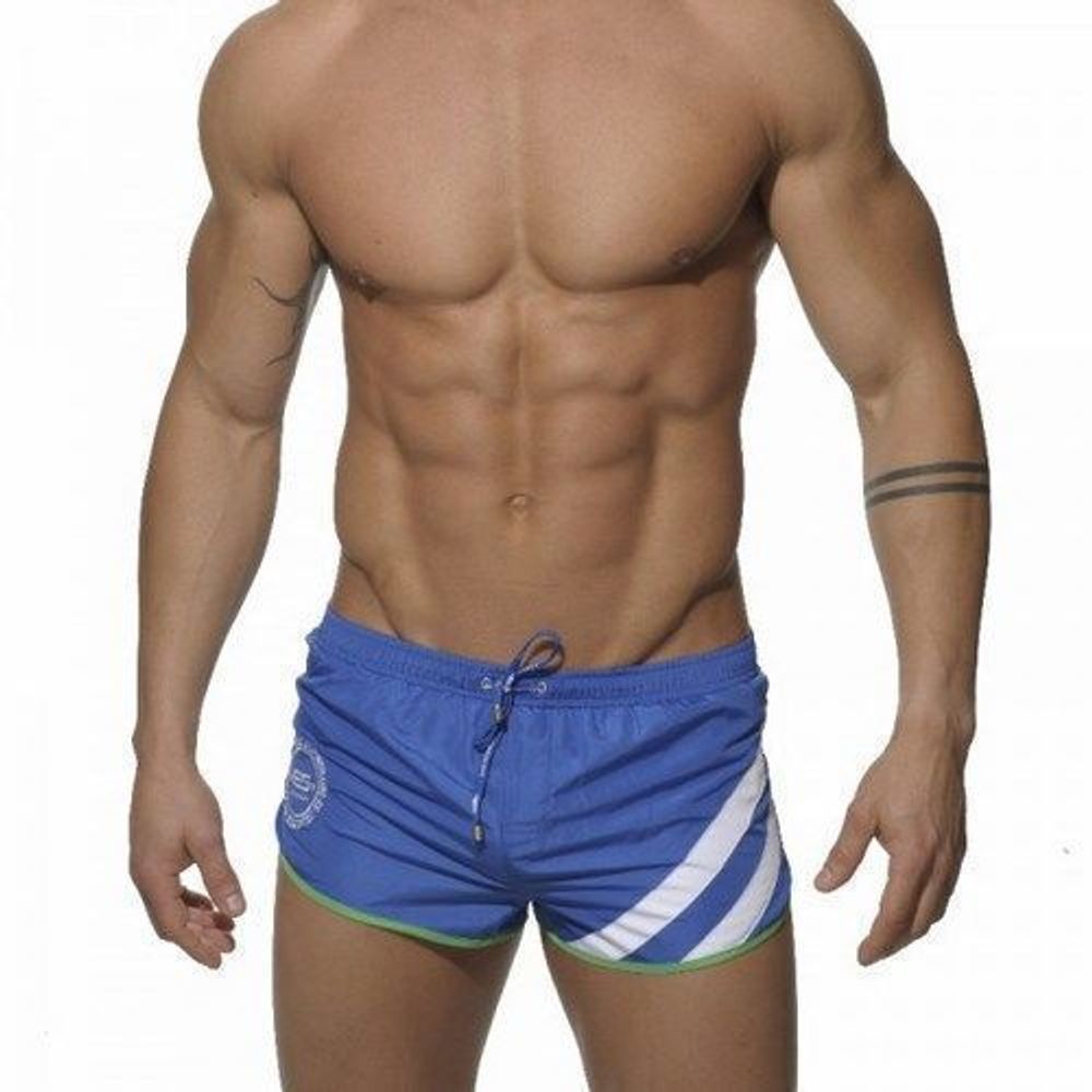 Мужские пляжные короткие шорты синие ES Collection
