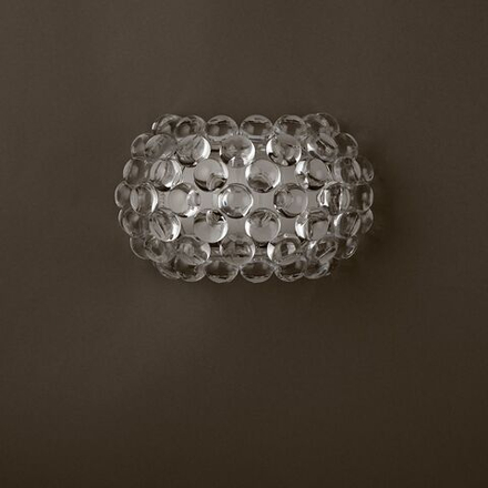 Wall design lamp  CABOCHE piccola by Foscarini (Clear)