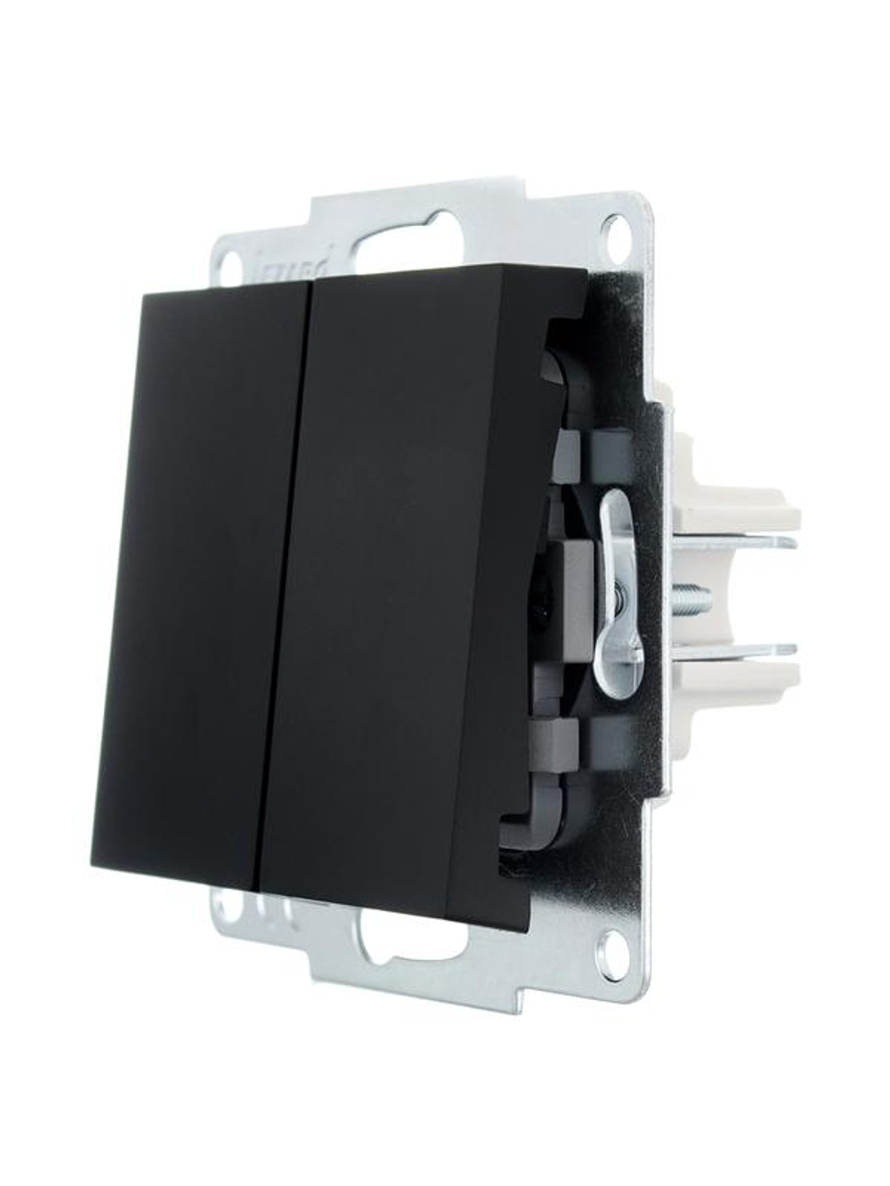 Выключатель 2-кл. СП Vesna механизм черн. бархат LEZARD 742-4288-101