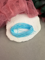 Шнур для плетения браслетов 0,8 мм, Голубой (5 м)