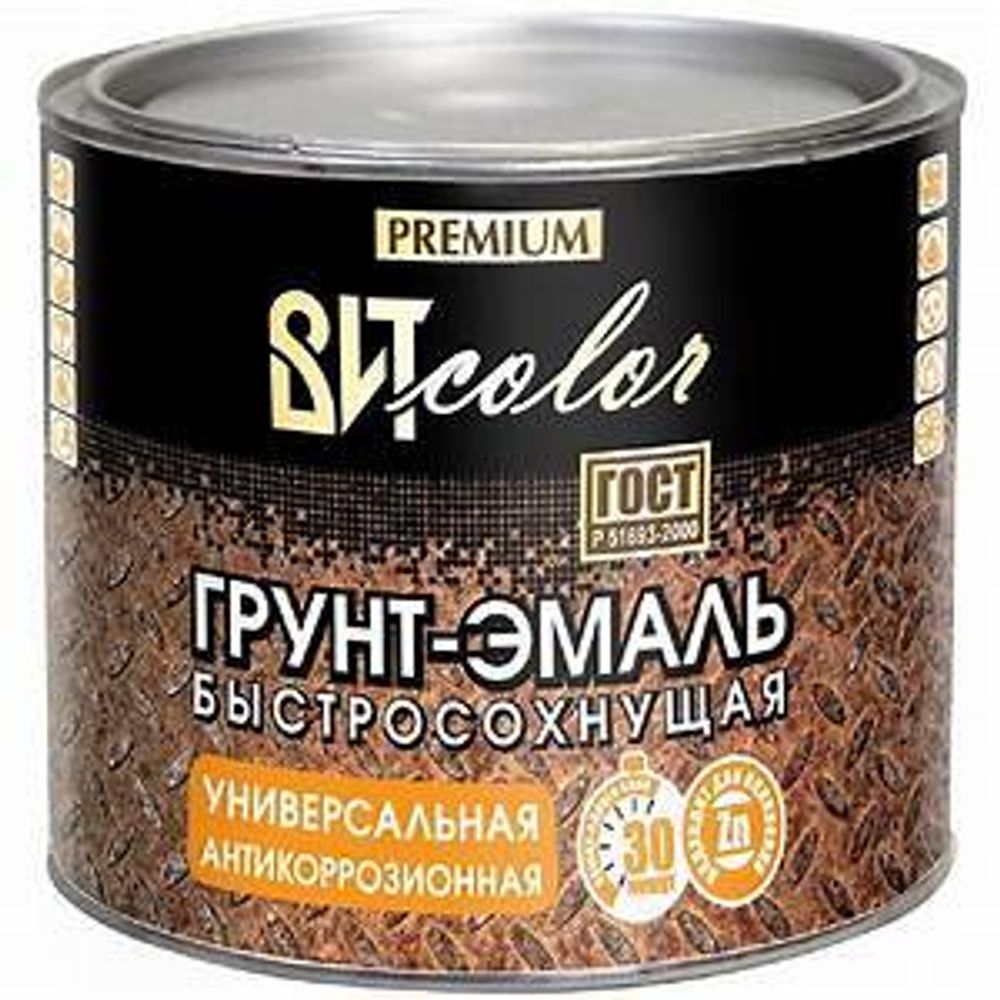 Грунт-эмаль по ржавчине 4в1 Betta Color шоколад 1,8 кг