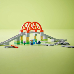 LEGO DUPLO Town / Мост и железнодорожные пути / набор расширения 10426