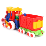 Паровозик Ромашка с вагоном (Форма)