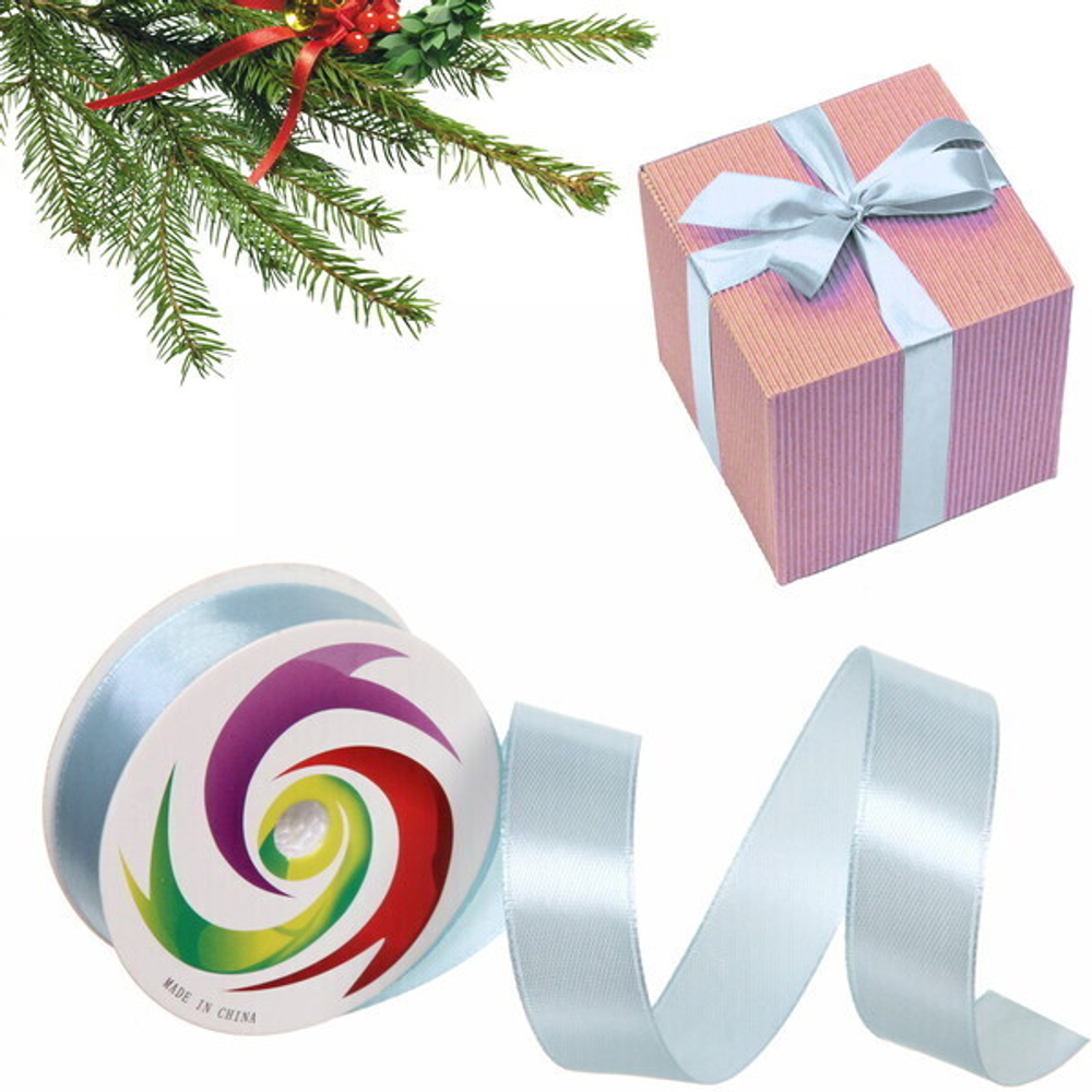 Лента для декорирования «Радуга» 2,0 см, 5 м, Голубой