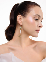 Серьги "Labrador sunshine" Gold