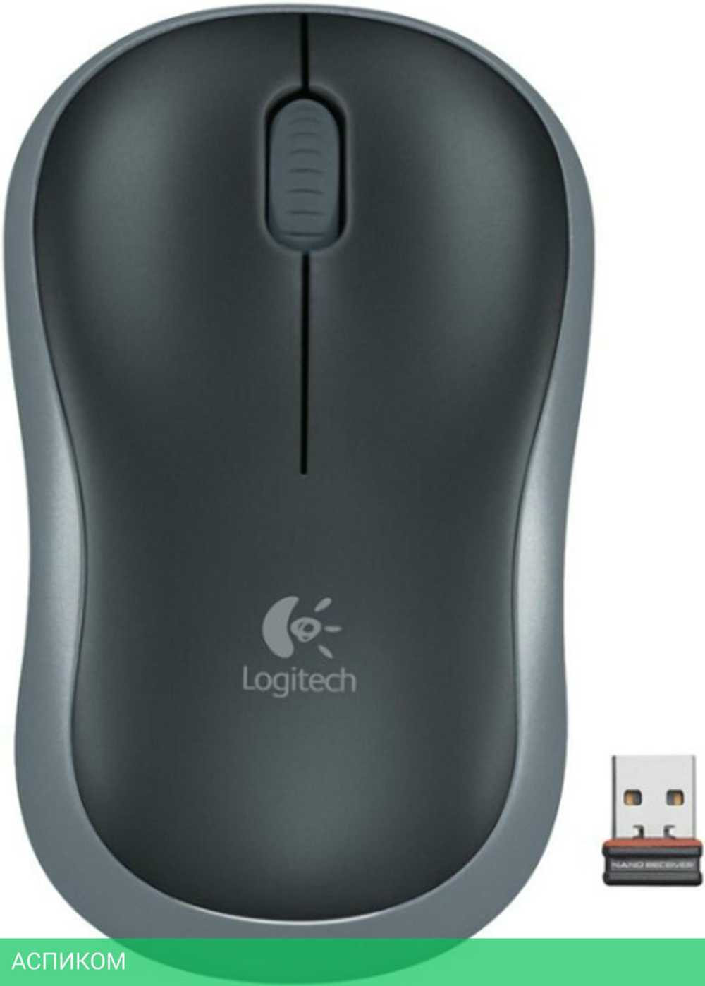 Мышь Logitech Wireless M185 Grey (910-002252)