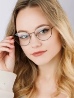 Оправа для очков для зрения металлическая брендовая