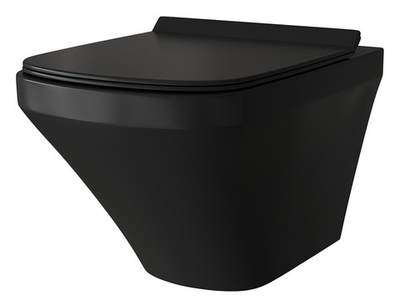 Унитаз Grossman GR-4440BMS подвесной Черный безободковый