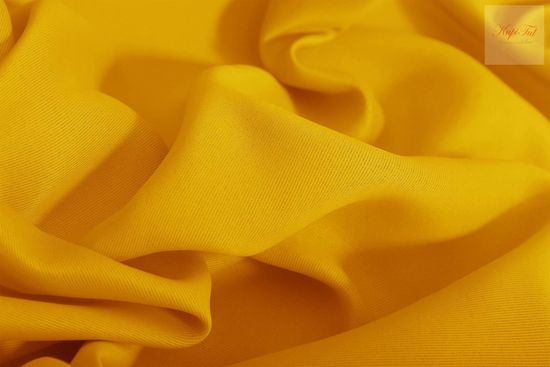 Комплект штор блэкаут (жёлтый) и вуаль (белый)