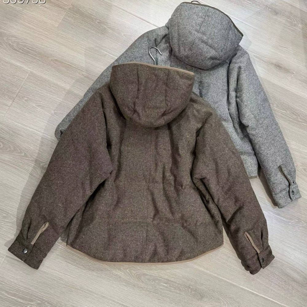 Двусторонний пуховик Brunello Cucinelli