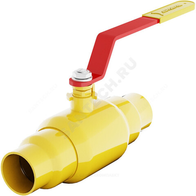 Кран шаровой сталь газ GAS PRO 11с67п ЦП.00.1 Ду 32 Ру40 п/привар L=260мм полнопроходной Маршал ЦП.00.1.040.032