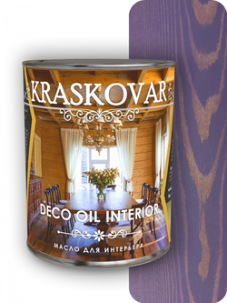 Масло для интерьера Kraskovar Deco Oil Interior лаванда