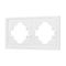 Рамка пластиковая FRM-TENDO-PL-2-WH Arlight 053839