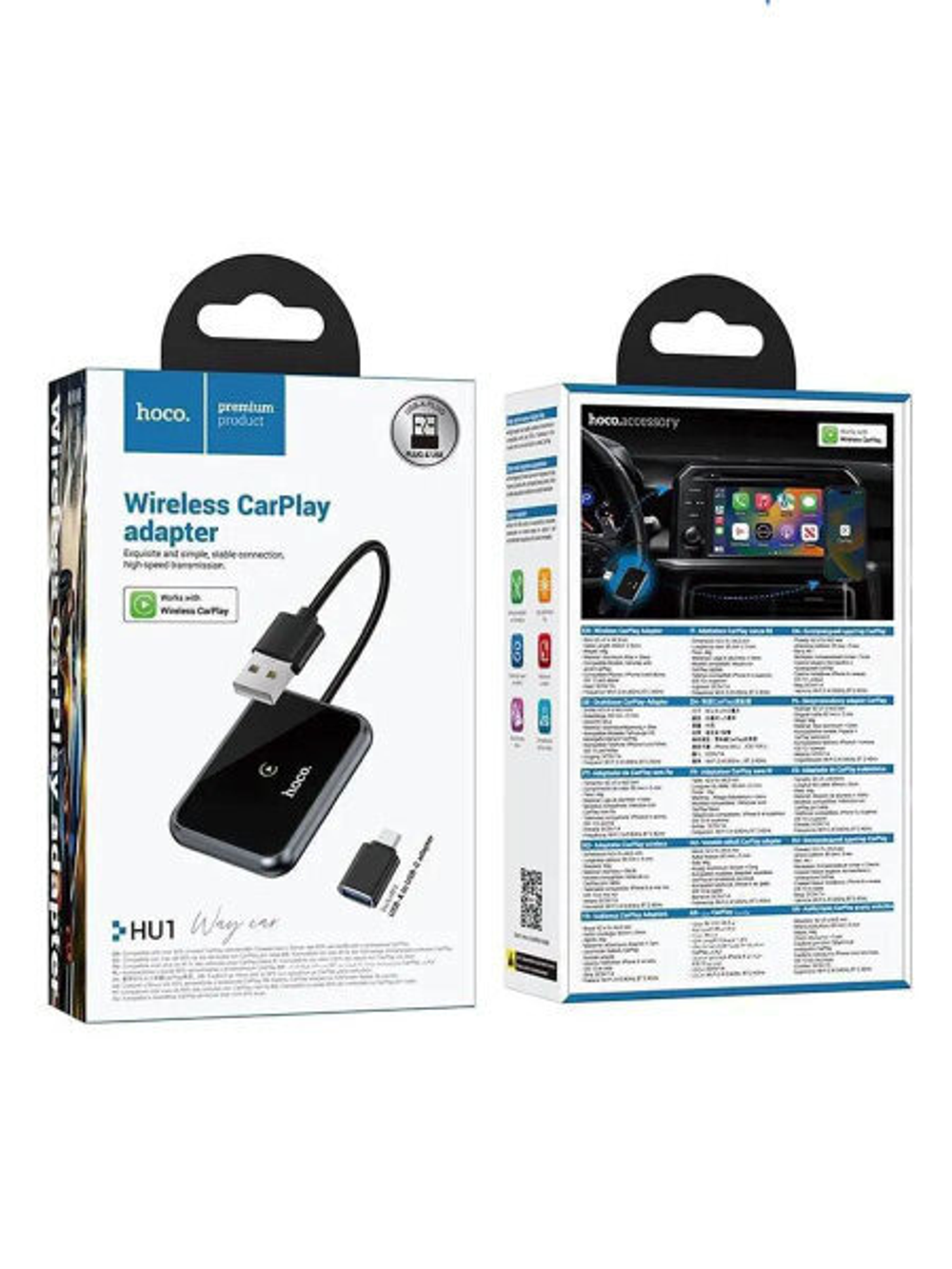 Адаптер HOCO HU1 Way car wireless CarPlay adapter