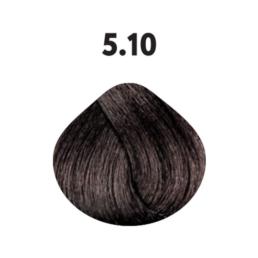 5.10 крем-краска KAARAL Baco Color Fast светлый каштан пепельный натуральный - 100 мл.
