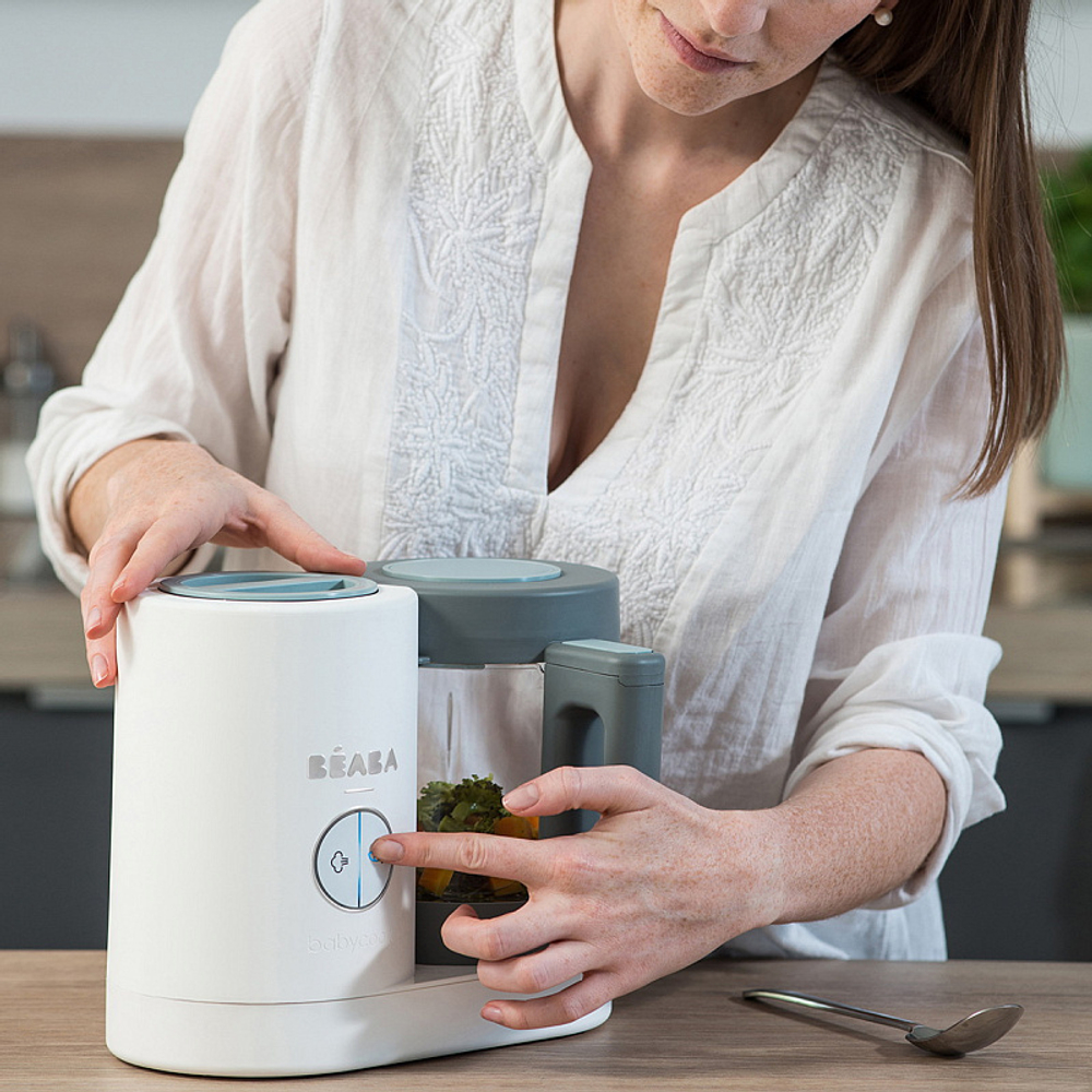 Блендер-пароварка Beaba BabyCook Neo EU 912904 GREY/WHITE