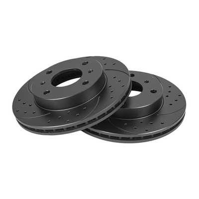 Диск тормозной GANZ передний перфорированный PRO-Line с покрытием (комплект - 2 шт) NISSAN Almera classic / N16 / Primera / INFINITI G20 Арт.: GIJ10087S