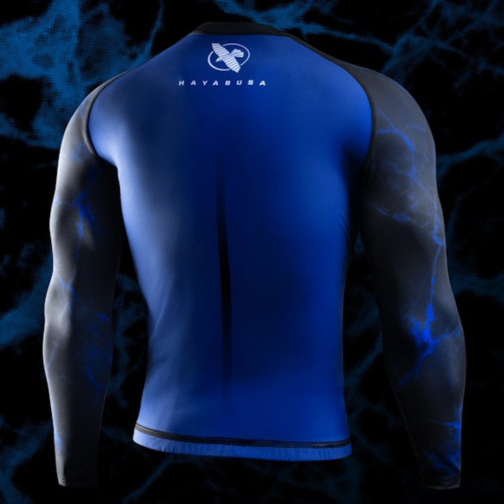 Рашгард Hayabusa UFC BJJ - Black/Blue