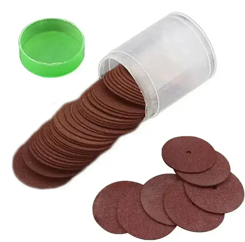 Набор отрезных кругов по металлу для гравера / мини дрели / бормашины. Диски отрезные 24мм/36шт