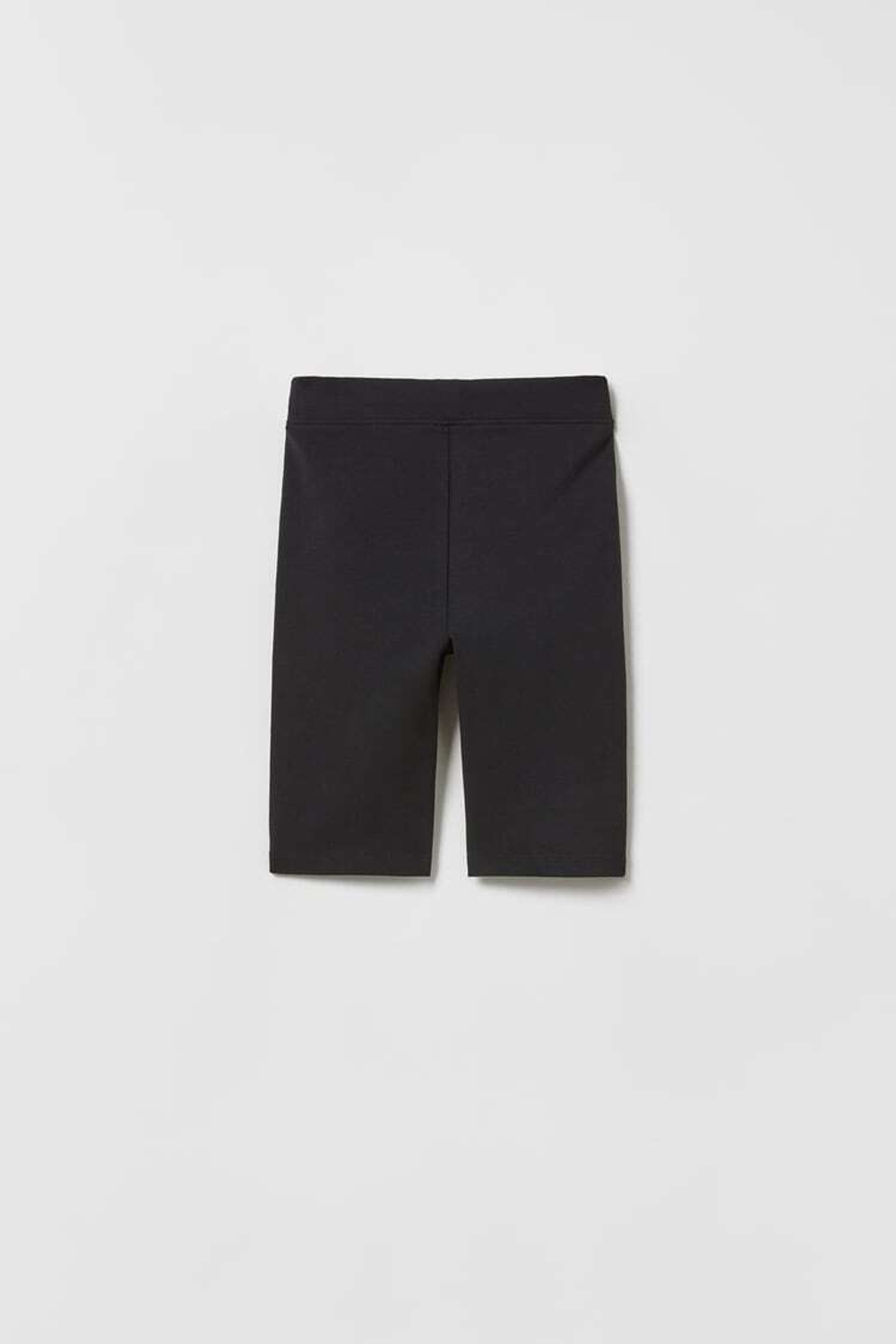 ZARA ОДНОТОННЫЕ ЛЕГГИНСЫ ДЛЯ ВЕЛОСПОРТА, ЧЕРНЫЙ