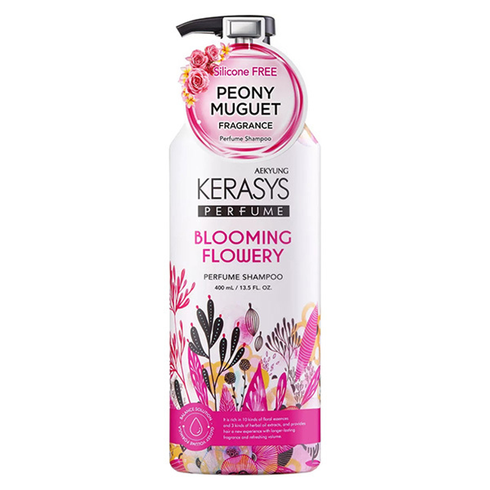 Шампунь для волос Флер KeraSys Hair Clinic System Blooming & Flowery Perfumed Shampoo 400мл