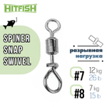 Застежка Hitfish Spiner Snap Swivel
