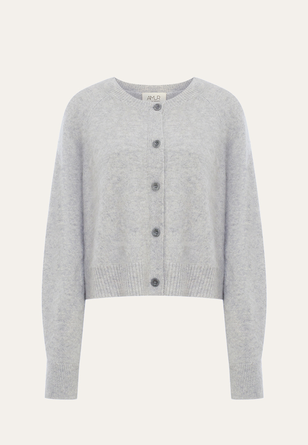 Кардиган укороченный базовый