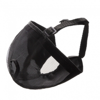 Намордник для собак короткомордых пород, нейлоновый, сетчатый, размер M