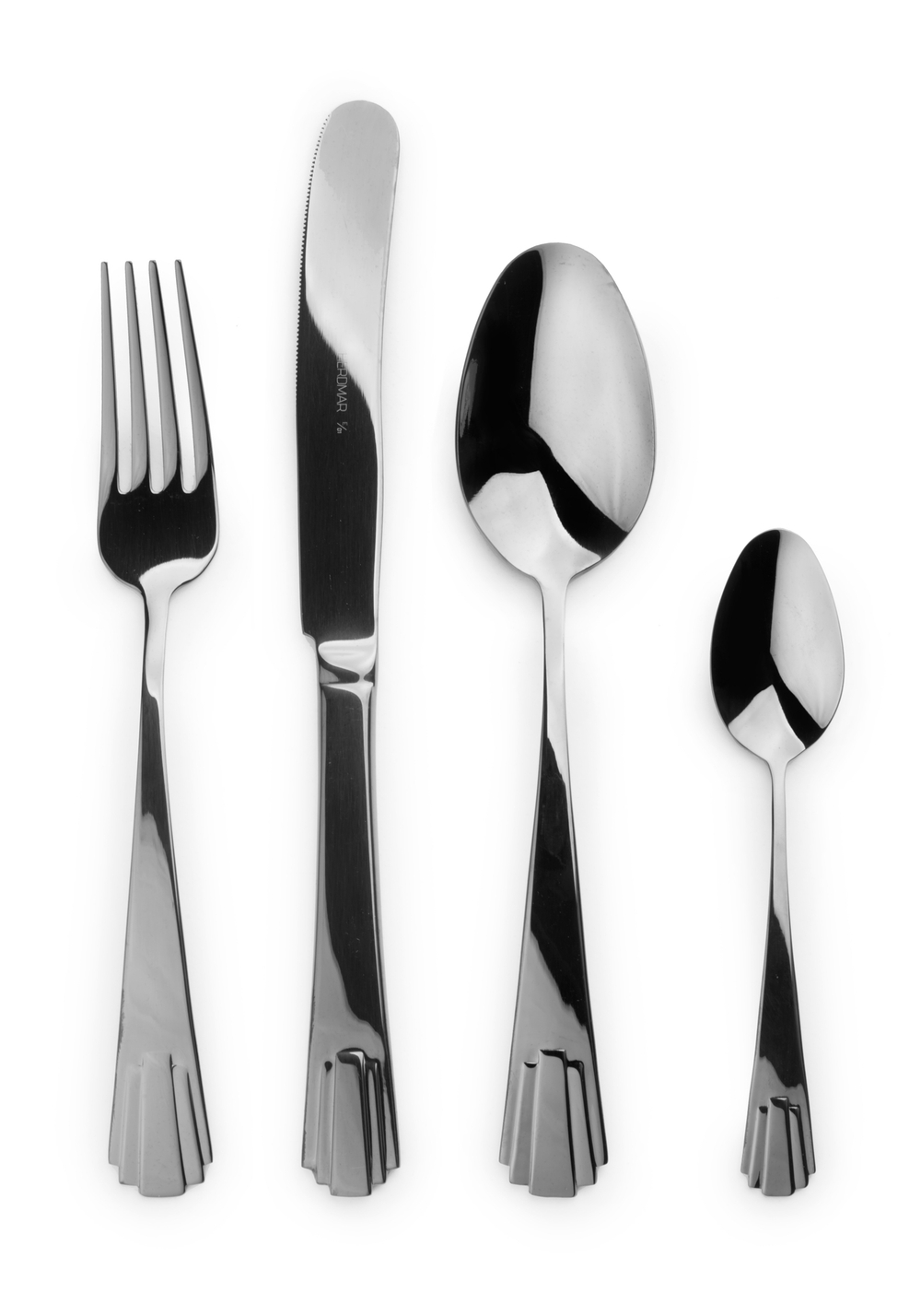 Набор столовых приборов на 6 персон 24 предметов Herdmar Empire Anthracite 49