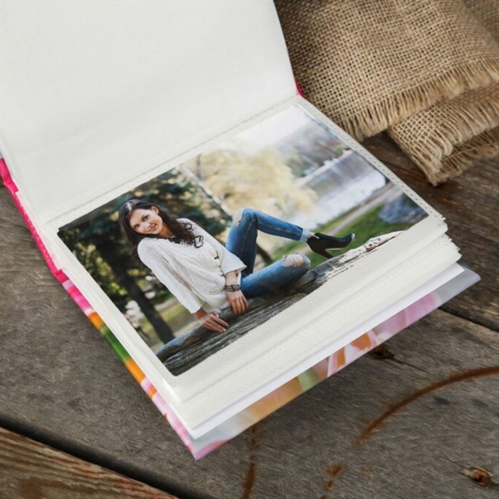 Фотоальбом Image Art IA-200PP серия 251 цветы термосварка 200 фотографий размер 10х15