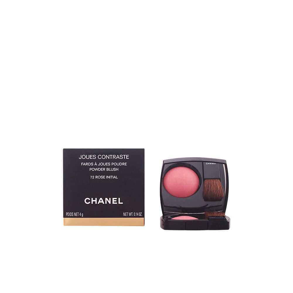 Румяна CHANEL  Joues Contraste Powder Blush No. 72 Rose Initial с кисточкой 4 г