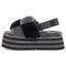 Ugg Disco Checker Slide 'Black Grey'